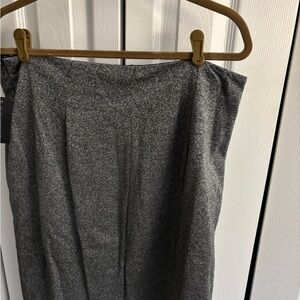 Chic Black and Silver Skirt